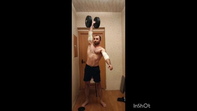 Толчок гантели +44 кг с/в 77 кг смотреть онлайн
