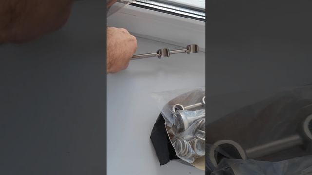 металлический двухрядный карниз с бесшумными кольцам смотреть онлайн