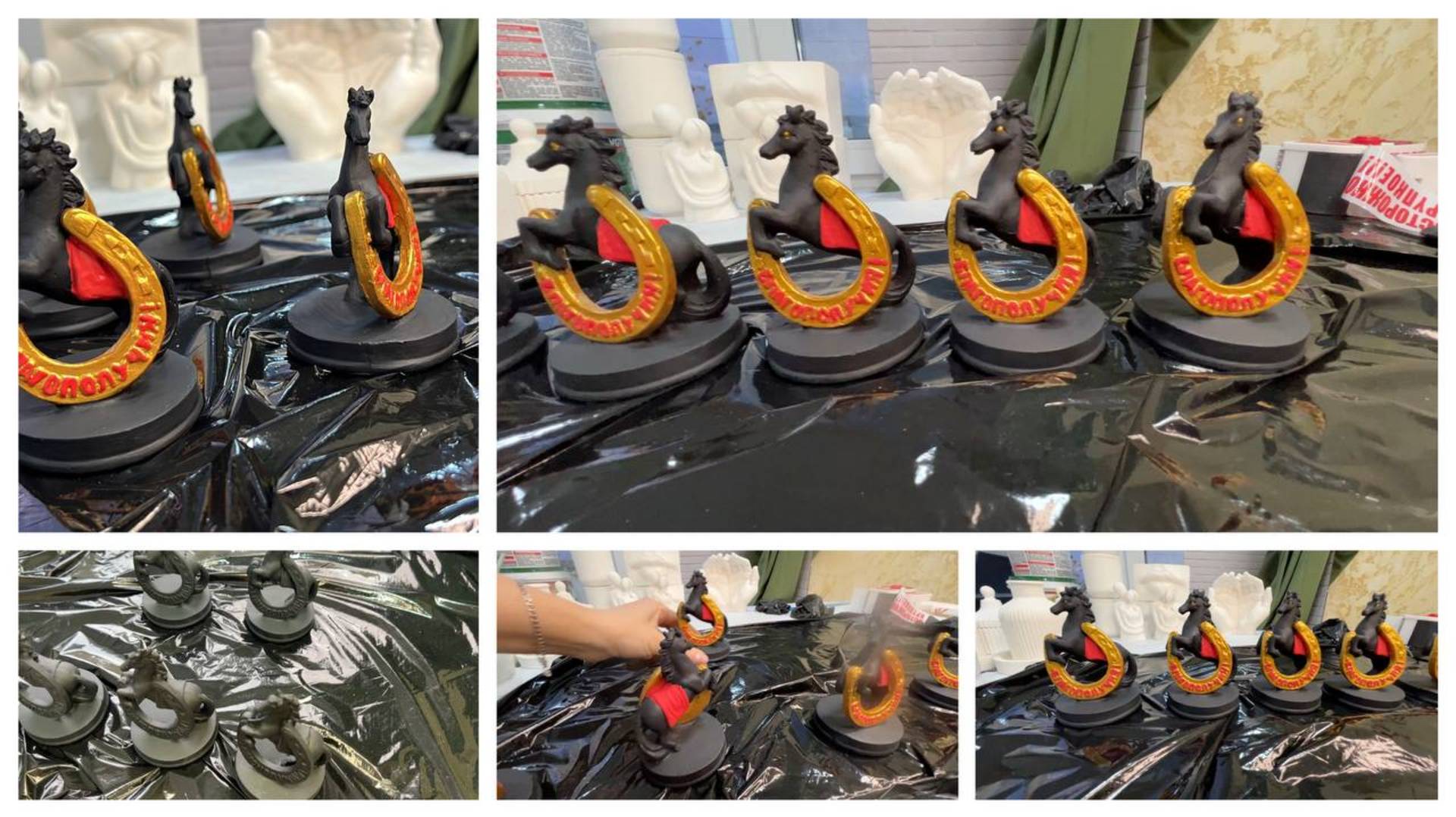 Статуэтки Лошадки с золотой подковой смотреть онлайн