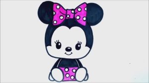 Как нарисовать Минни МАУС