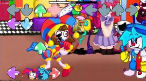 Friday Night Funkin'  Цифровой цирк Pomni and JAX