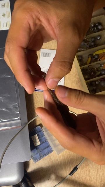 Как сделать слаг когда он нужен #рыбалка #окунь #спинин