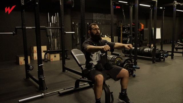 Жим гантелями в наклоне | Тренировка грудных мышц смотреть онлайн