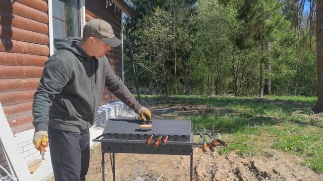 Мангал 4 мм с крышкой. Обзор по конструкции и функциона