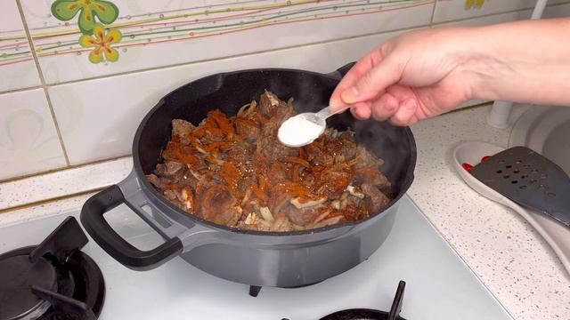 Любимое блюдо из прошлого - тушеная говядина с подливо смотреть онлайн