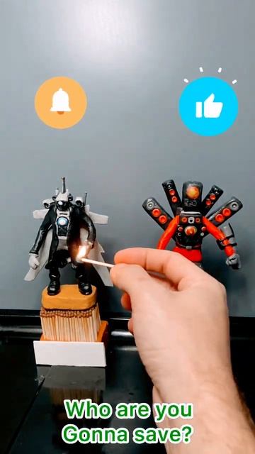 Who are you gonna save? #clayart #plasticine #skibiditoilet #titanspeakerman #titancameraman смотреть онлайн