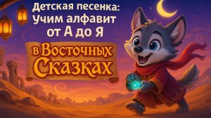 УЧИ АЛФАВИТ с ВОЛЧОНКОМ! Восточный детский Хит!