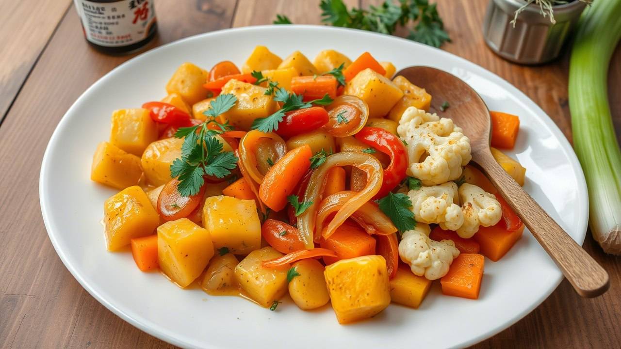 Овощной рай на тарелке: Соте — простой способ удивить себя и близких! смотреть онлайн