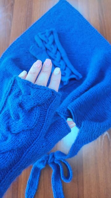 Вот такую красоту связала на заказ, повторю #вязаниеспицами #вязаниекрючком смотреть онлайн