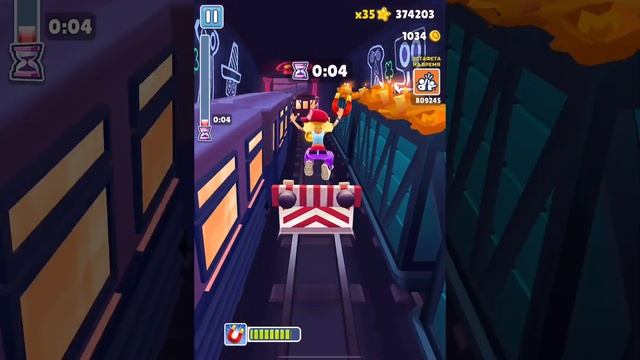 Прохождение Хеллоуинского испытания! #4! SUBWAY SURFERS #15! смотреть онлайн
