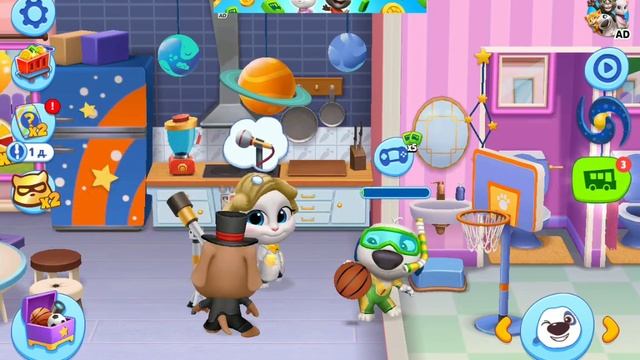 Мой говорящий Том Друзья 🌈 My talking Tom Friends 🌈 New interesting Album Gameplay Android смотреть онлайн