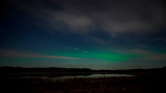 Северное сияние. Карелия. Северное Приладожье. смотреть онлайн
