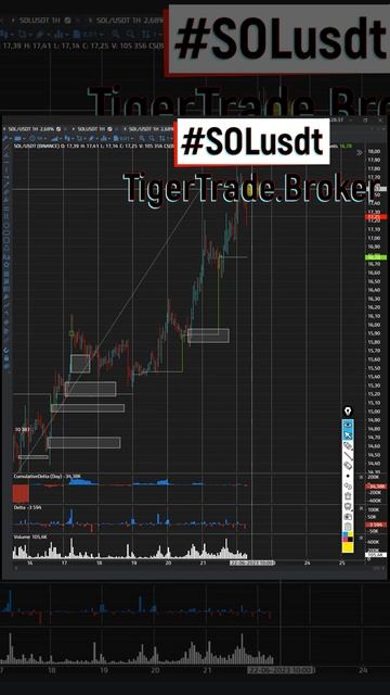 Солана пока ещё находится в росте, но я бы ждал сильной