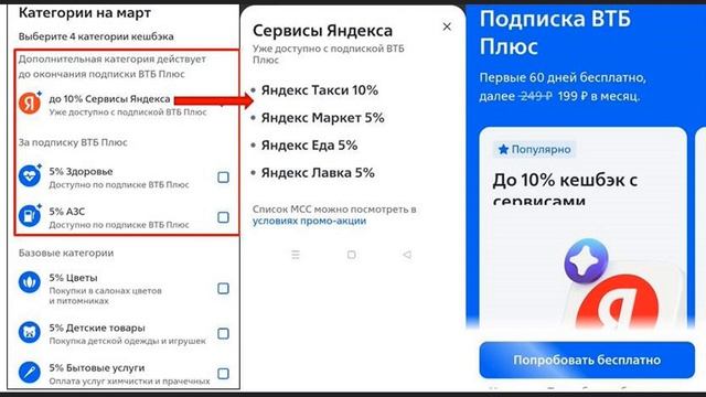 Категории кэшбэка на март в банке ВТБ. Кэшбэк 100% новым смотреть онлайн