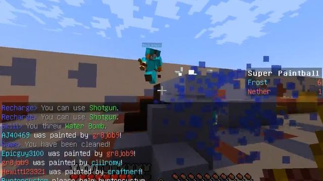 Пейнтбол в Minecraft ( я устал ) смотреть онлайн