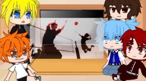 реакция разных аниме друг на друга. (на Хинату)