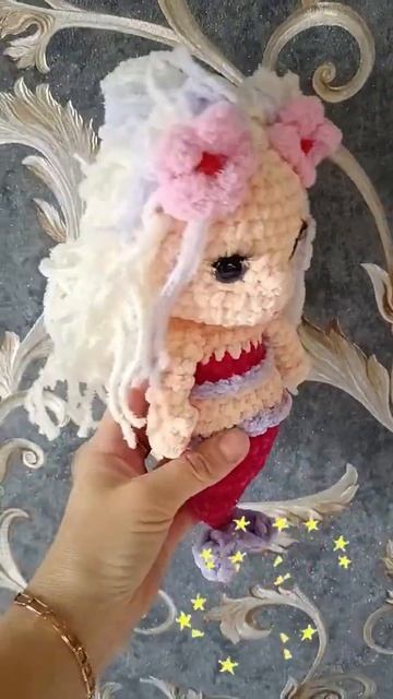 русалрчка ручной работы вязаная русалка мк, плюшевая ? смотреть онлайн