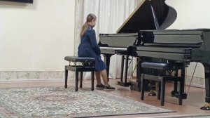 Бах 2х голосная инвенция до мажор, Черни соч 299 этюд 15 играет Рема Замятина