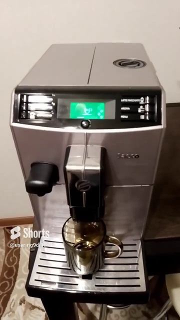 Кофеварка Saeco Minuto кофемашина, кавоварка пример работы смотреть онлайн