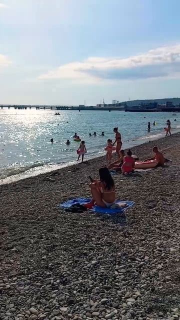 Тёплое море Туапсе. #россия #shorts смотреть онлайн