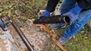 абиссинская скважина желонкой внутри колодца своими ?