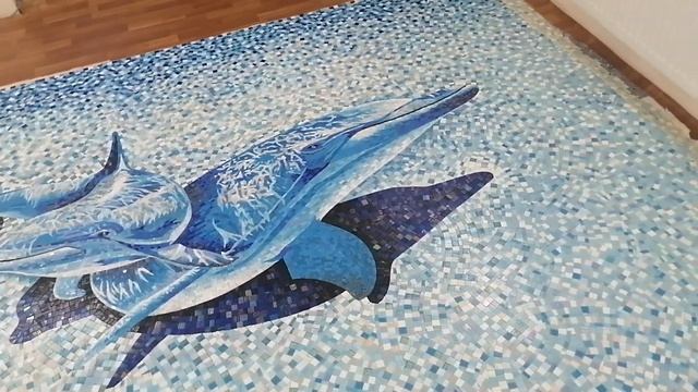 Мозаичное панно для бассейна в художественной техник? смотреть онлайн