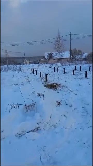 Закрутка винтовых свай под дом в селе Святозеро #загор смотреть онлайн