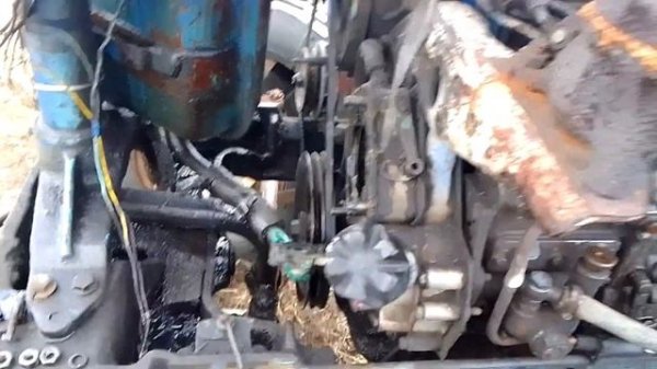 Замена нш-32 на т-40 #сельскоехозяйство #Т-40#ремонт