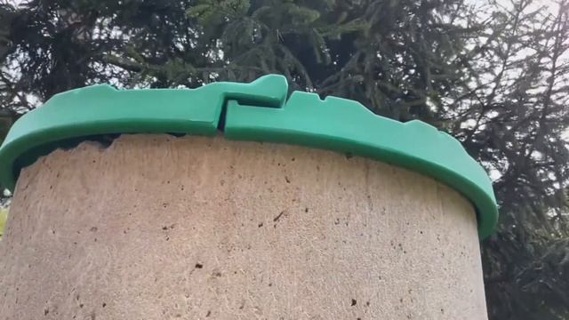 Декоративная крышка для бетонного колодца 1000 мм смотреть онлайн