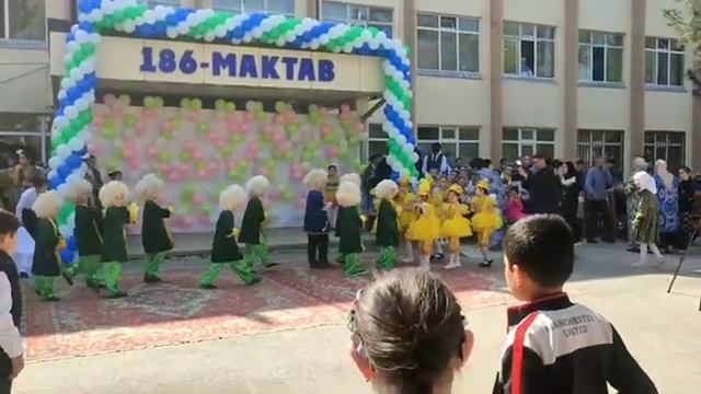 Школа 186 Шайхантахурского района фестиваль посвящённый к празднику весны часть 2
