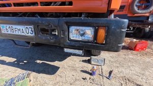 КАМАЗ. ЗАПУСК ПОСЛЕ ЗИМЫ. УСТАНОВКА И ПОДКЛЮЧЕНИЕ LED ФА