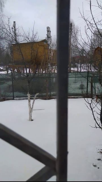 За окном 7 апреля.