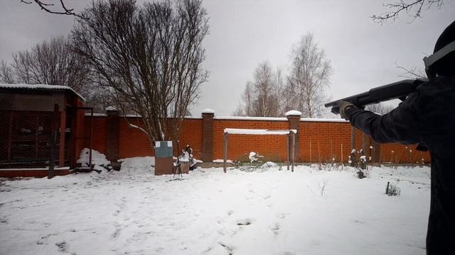 Моя зимняя обновка страйкбольный Дробовик Cyma Remington M870