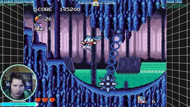 Tiny Toon Adventures: Buster’s Hidden Treasure Прохождение #1 SEGA Стрим!