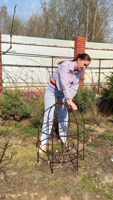 Хочешь шикарные пионы — ставь опору сейчас! смотреть онлайн