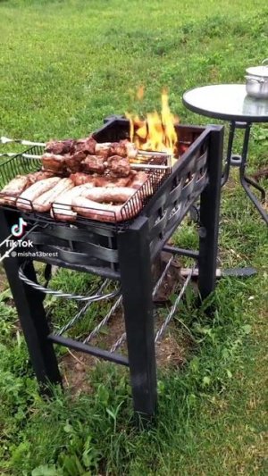 Мангал плетёный