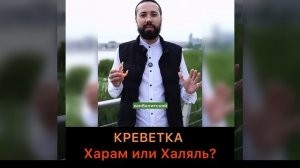 Креветки харам или халяль?