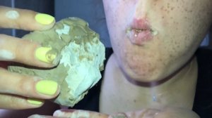 ASMR EATING CHALK WITH PASTE | АСМР ЕМ МЕЛ «Н. ОСКОЛ» С ПАСТОЙ из ГЛИ?