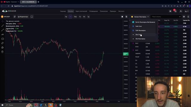 ЛУЧШИЙ БЕСПЛАТНЫЙ СКРИНЕР КРИПТОВАЛЮТ DIGASH смотреть онлайн