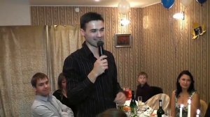 Самый смешной тост на свадьбе! Чувак отжигает