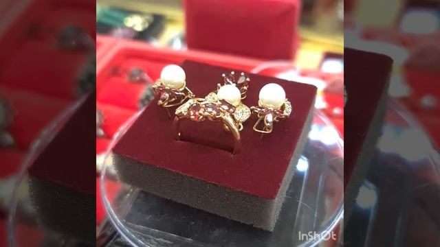 Комплект с гранатом. Серебро 925. 2800 смотреть онлайн