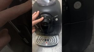 philips saeco xsmall мигает восклицательный знак, чистка кофем?