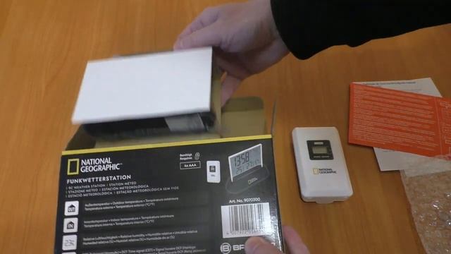 Метеостанция Bresser National Geographic 9070300 распаковка смотреть онлайн