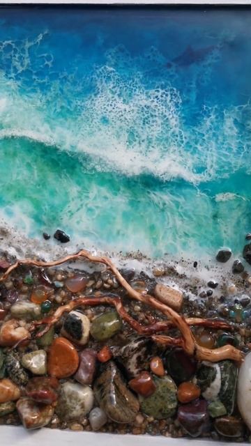 картина из эпоксидной смолы 29*29 МОРЕ смотреть онлайн