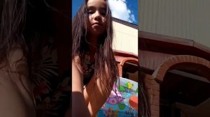 Новый влог про купание в бассейне