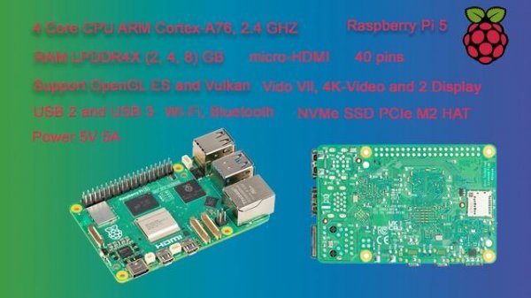 Raspberry pi 5 - это одноплатный мини компьютер