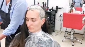 Цветовая БАНЯ, на темных волосах! У седины нет ШАНСОВ!