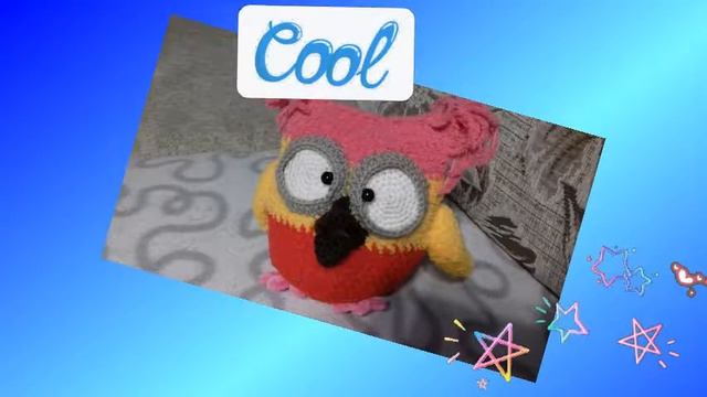 вязаные игрушки.совы и сердечки.knitted toys.owls and hearts. смотреть онлайн