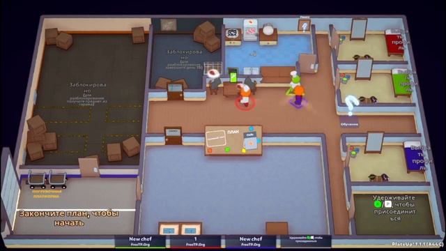 PlateUp ● Прохождение ч.1 | Белка, Monster и Перчик