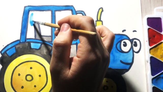 Что ты делал Синий Трактор? Как нарисовать Синий Тракт смотреть онлайн
